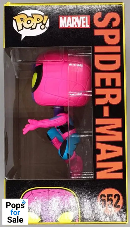 652 Spider-Man (Blacklight) - Marvel Special Edition Funko POP