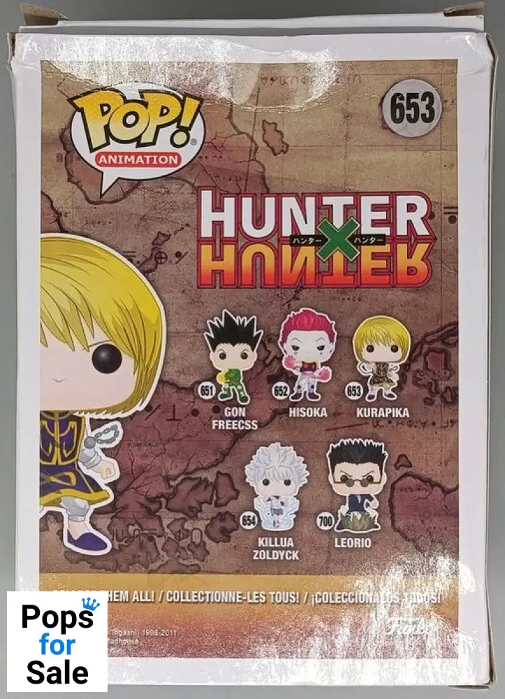 653 Kurapika - Hunter X Hunter - Box Damaged Funko POP