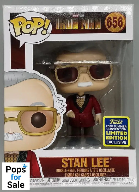 656 Stan Lee (Hef) - Marvel Iron Man Funko POP
