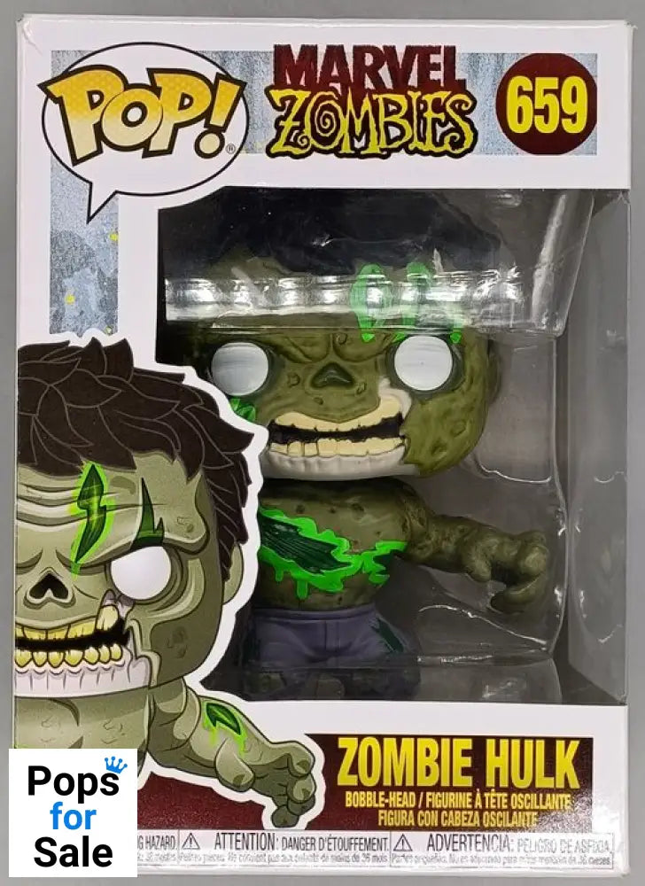 659 Zombie Hulk - Marvel Zombies - Funko POP - Box Damaged