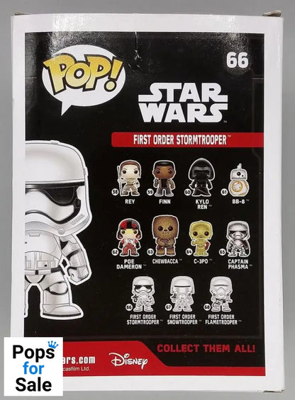 #66 First Order Stormtrooper - Star Wars - Box Damaged Funko POP