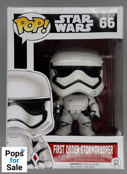 #66 First Order Stormtrooper - Star Wars - Box Damaged Funko POP