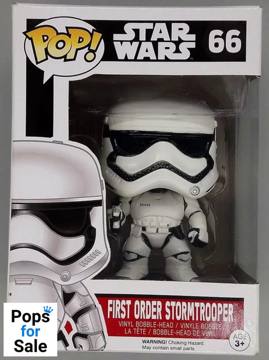 #66 First Order Stormtrooper - Star Wars - Box Damaged Funko POP