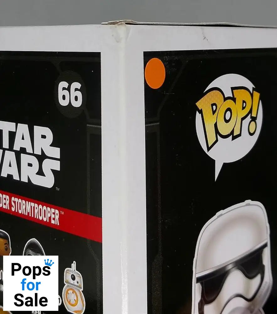 #66 First Order Stormtrooper - Star Wars - Box Damaged Funko POP