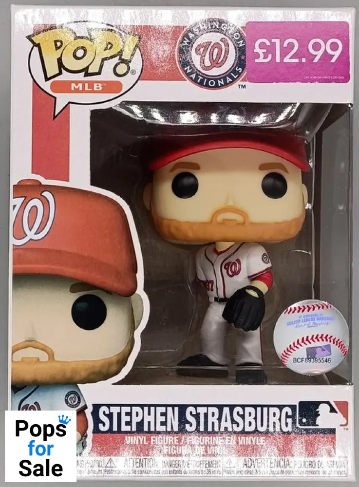 #66 Stephen Strasburg - MLB Baseball Washington Natio Box Damaged Funko POP