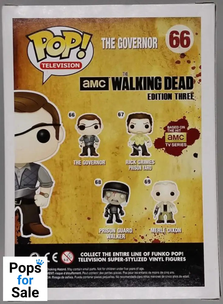 #66 The Governor - The Walking Dead Funko POP