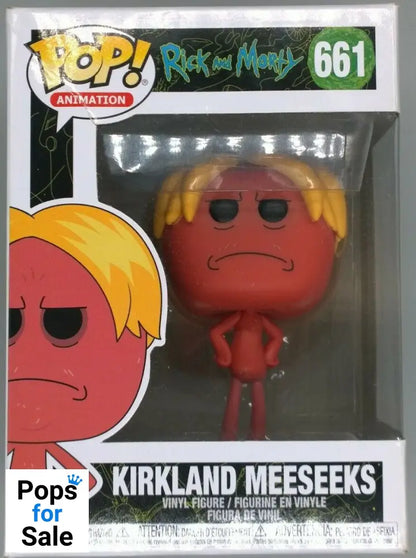 661 Kirkland Meeseeks - Rick and Morty - Funko POP - Box Damaged