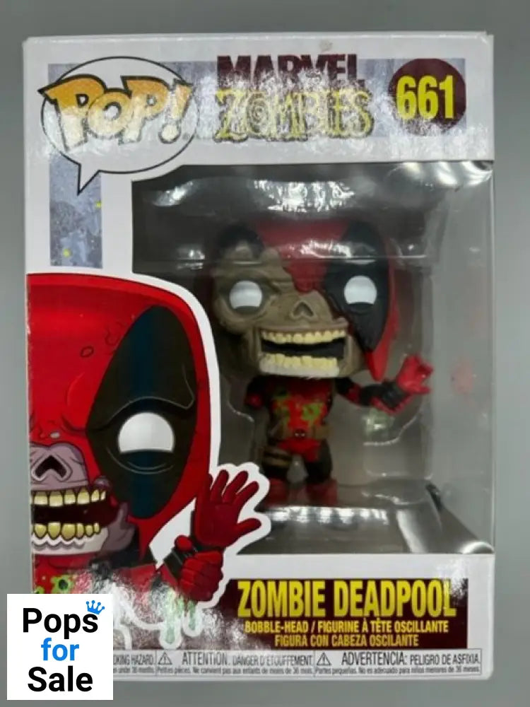 #661 Zombie Deadpool - Marvel Zombies - Box Damaged Funko POP