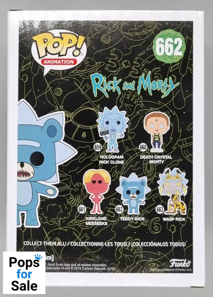 #662 Teddy Rick (Bloody) Chase Edition - Rick and Morty Funko POP