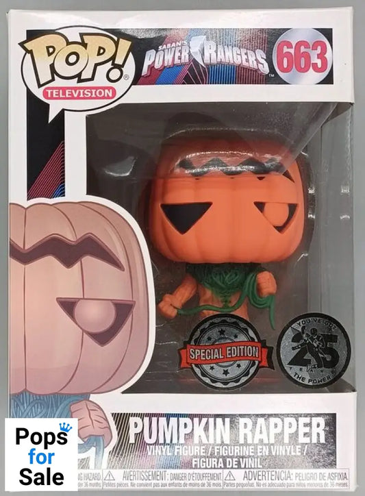 663 Pumpkin Rapper - Power Rangers - Box Damaged Funko POP