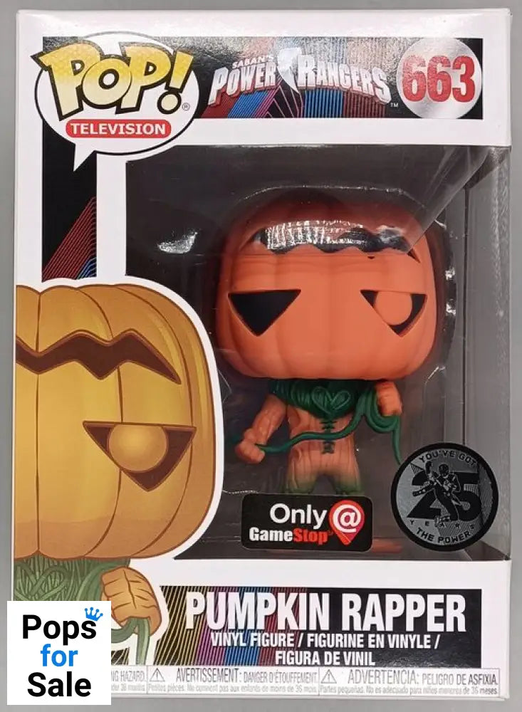 #663 Pumpkin Rapper - Power Rangers - Funko POP