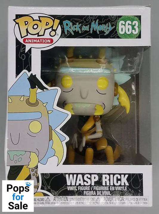 663 Wasp Rick - Rick and Morty - Funko POP - Box Damaged