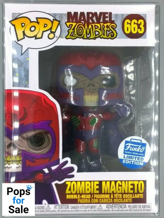 #663 Zombie Magneto - Marvel Zombies Funko Shop Limited Edition Funko POP