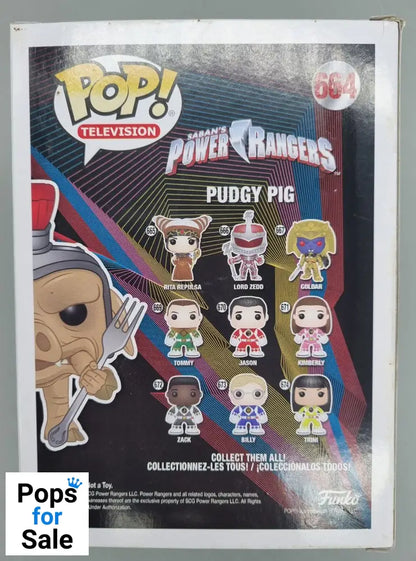 #664 Pudgy Pig - Power Rangers Funko POP