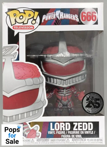 #666 Lord Zedd - Power Rangers - Box Damaged Funko POP