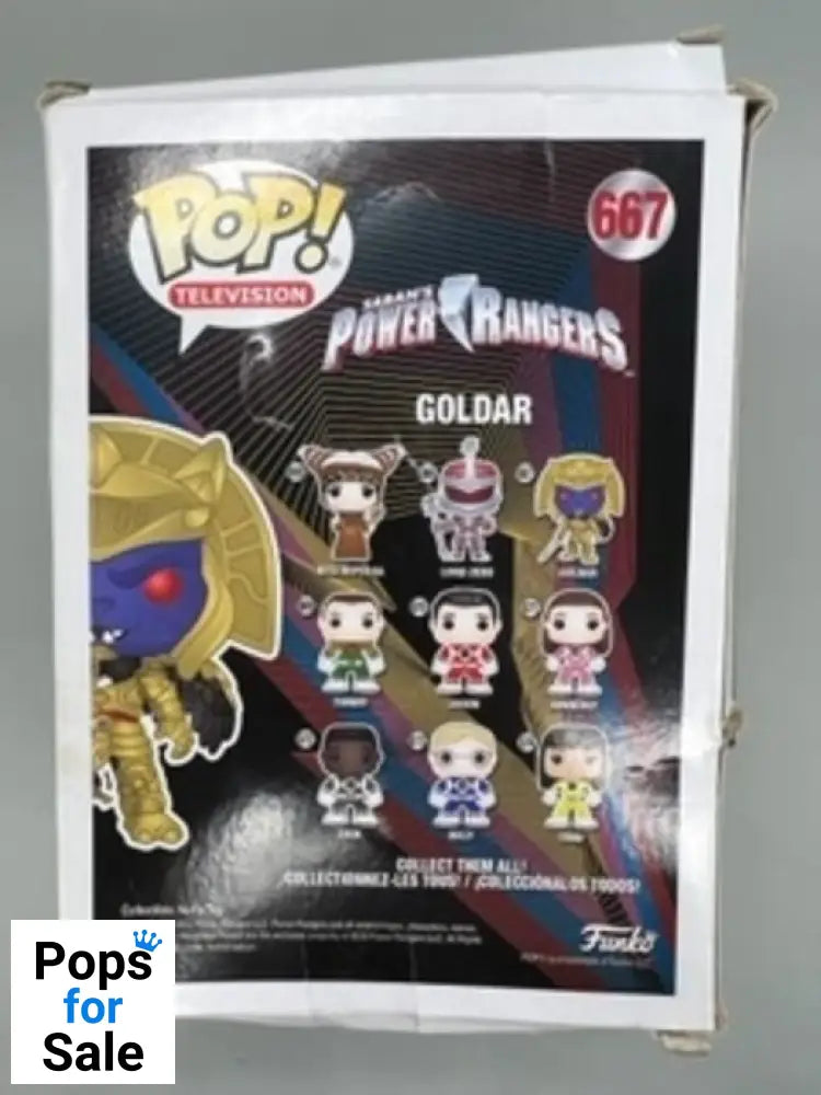 667 Goldar - Power Rangers - Box Damaged Funko POP