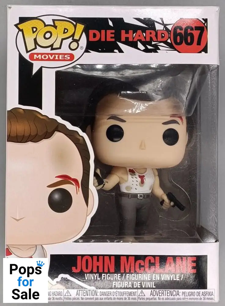 #667 John McClane - Die Hard - Box Damaged Funko POP