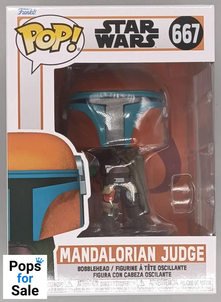 667 Mandalorian Judge - Star Wars The Mandalorian Funko POP - Brand New