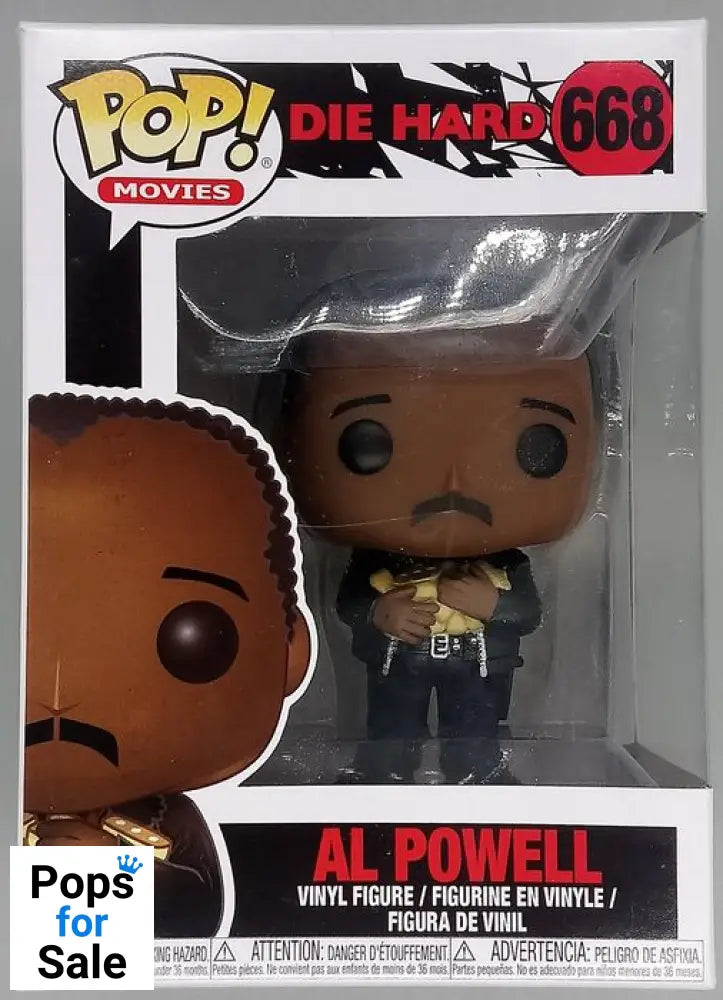 668 Al Powell - Die Hard - Box Damaged Funko POP