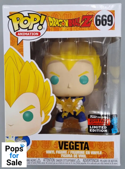 669 Vegeta (Final Flash) Dragon Ball Z - 2019 Con Funko POP