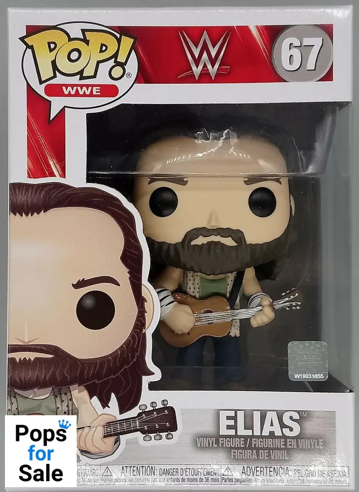 #67 Elias (with Guitar) - WWE Funko POP