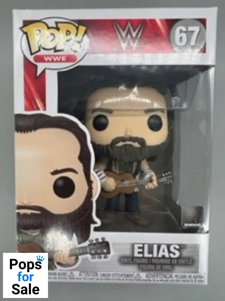 67 Elias (with Guitar) - WWE Funko POP - Damaged Box