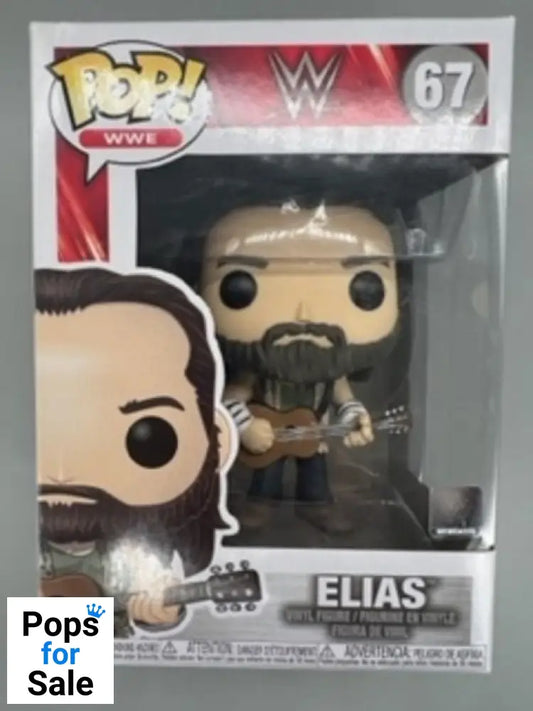 67 Elias (with Guitar) - WWE Funko POP - Damaged Box