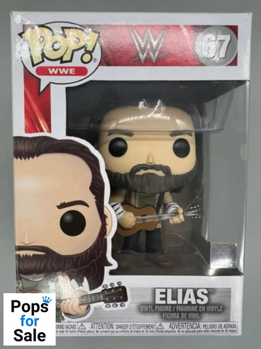 67 Elias (with Guitar) - WWE Funko POP - Damaged Box