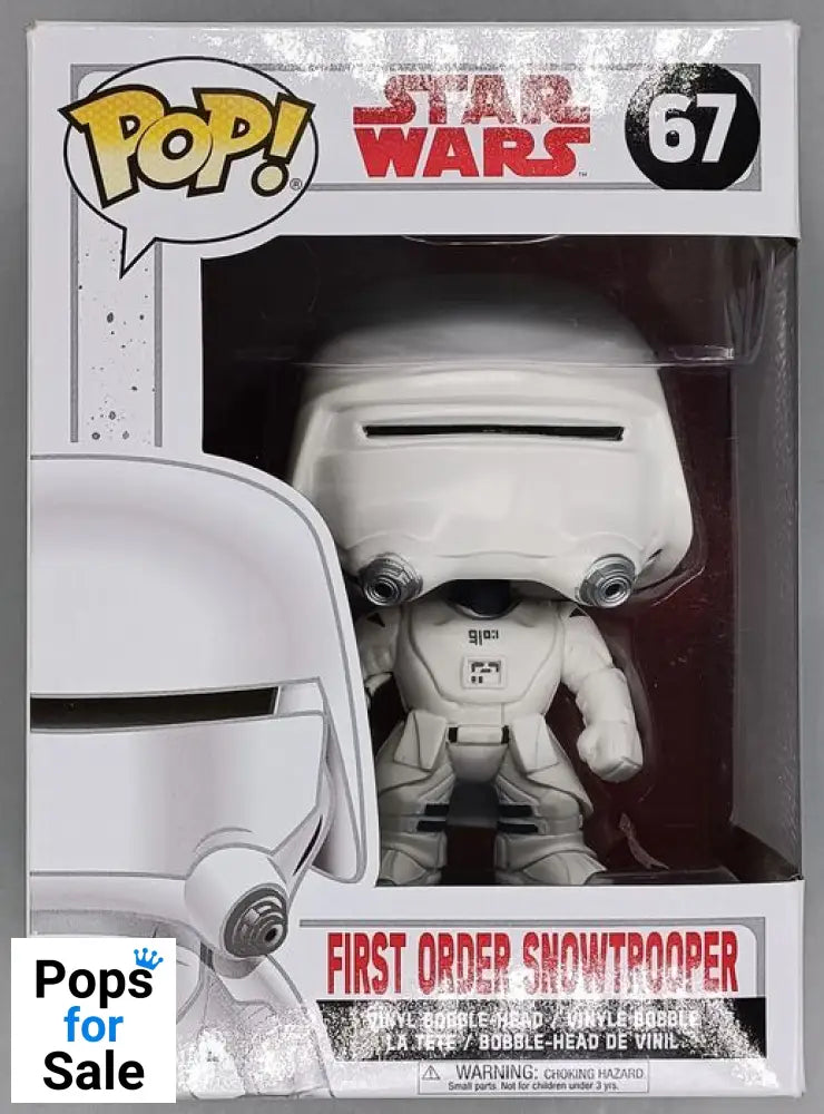 #67 First Order Snowtrooper (Last Jedi) - Star Wars Funko POP