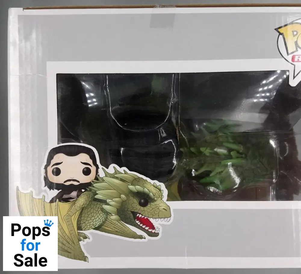 67 Jon Snow & Rhaegal - Rides - Game of Thrones Funko POP - Box Damaged