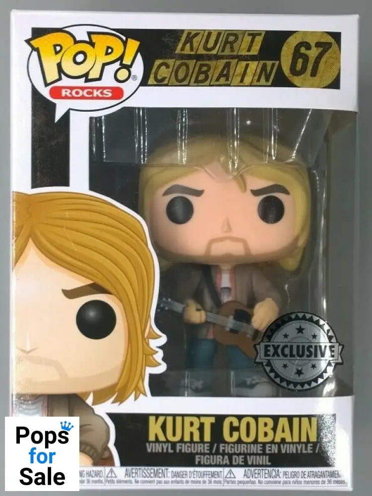 #67 Kurt Cobain (Unplugged) - Nirvana Funko POP