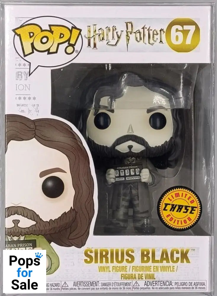 67 Sirius Black (Prisoner) B&W Chase Edition Harry Potter Funko POP