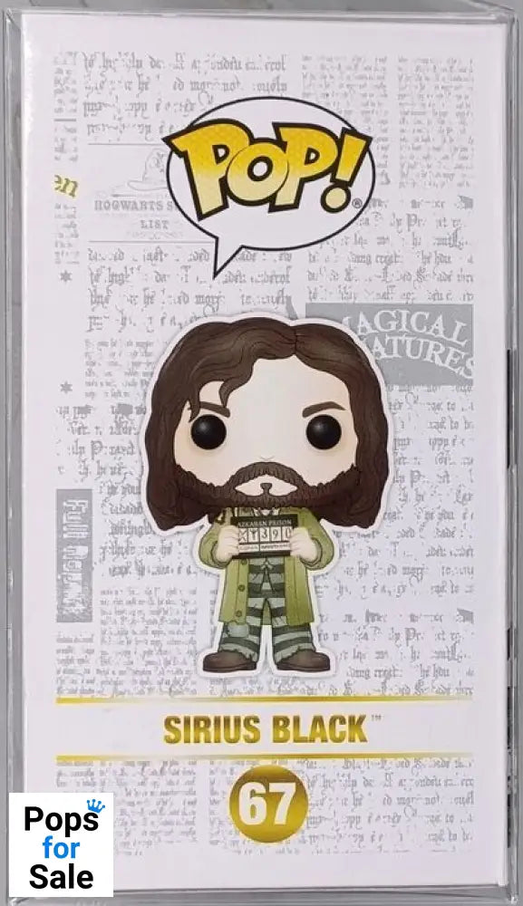 67 Sirius Black (Prisoner) B&W Chase Edition Harry Potter Funko POP