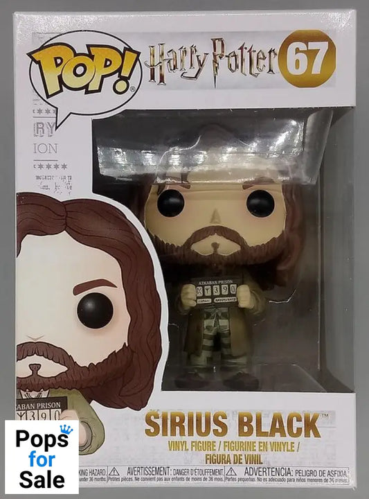 #67 Sirius Black (Prisoner) - Harry Potter - Box Damaged Funko POP