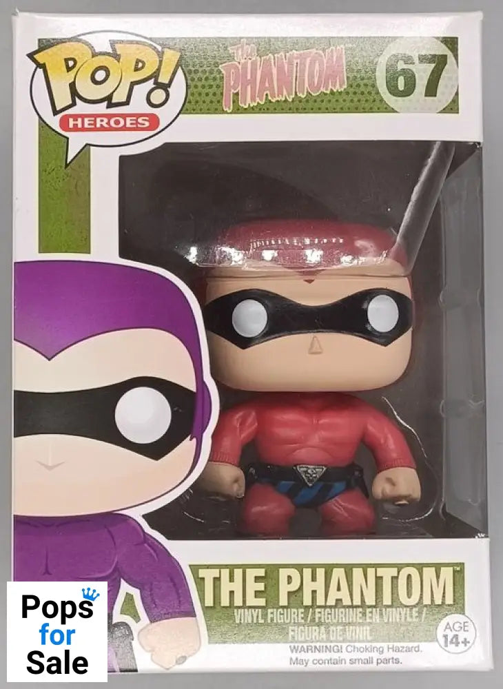 #67 The Phantom (Red) - DC The Phantom Funko POP