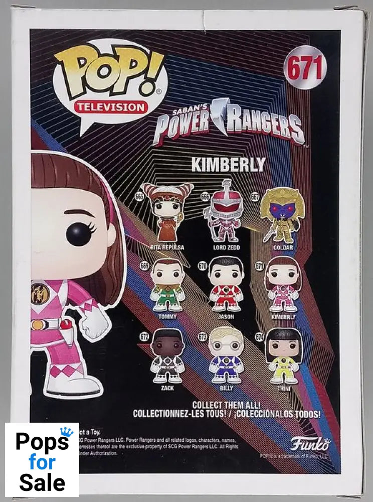 671 Kimberly (Pink Ranger) - Power Rangers - Box Damaged Funko POP