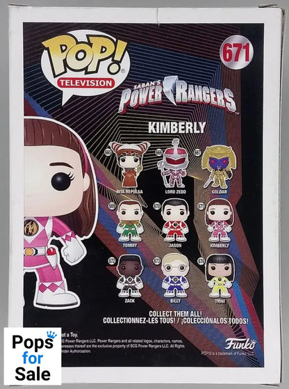 671 Kimberly (Pink Ranger) - Power Rangers - Box Damaged Funko POP