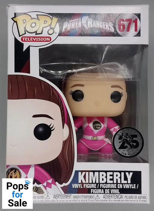 671 Kimberly (Pink Ranger) - Power Rangers - Box Damaged Funko POP