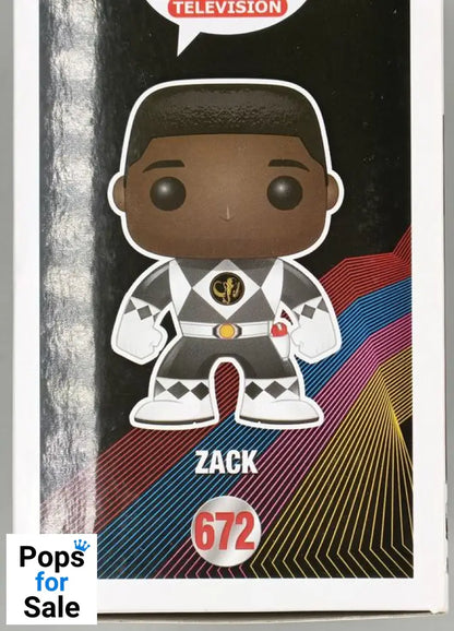 672 Zack (Black Ranger) - Power Rangers - Funko POP - Box Damaged