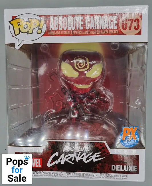 673 Absolute Carnage - Deluxe - Marvel - Exclusive Funko POP