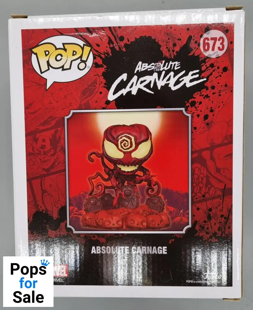 673 Absolute Carnage - Deluxe - Marvel - Exclusive Funko POP
