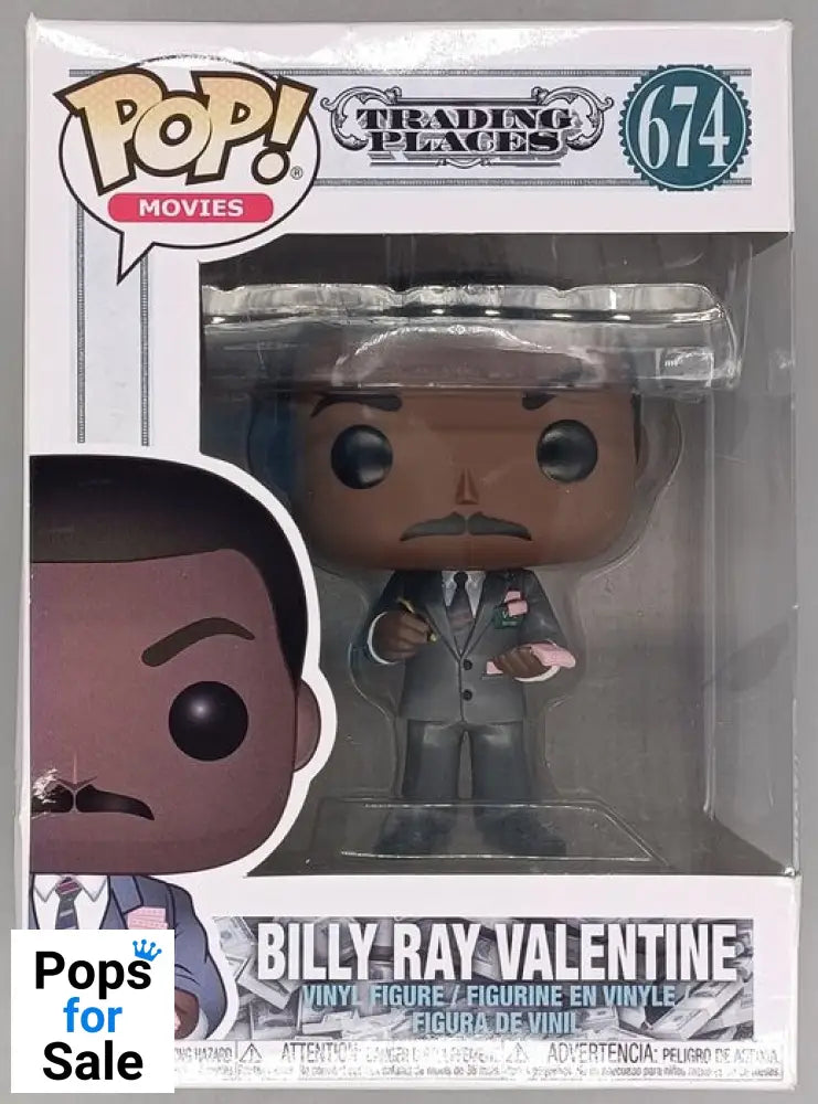 #674 Billy Ray Valentine - Trading Places - Box Damaged Funko POP