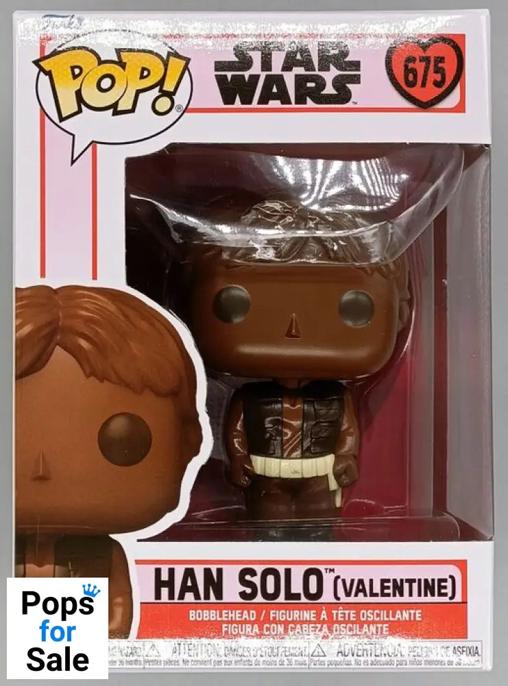 675 Han Solo (Valentine) - Star Wars Funko POP - Brand New