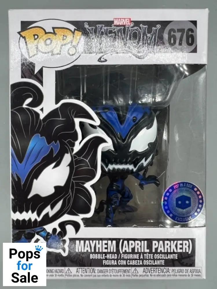 #676 Mayhem (April Parker) Marvel - Venom - Box Damaged Funko POP