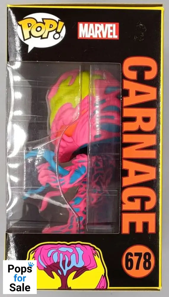 #678 Carnage (Blacklight) - Marvel Funko POP