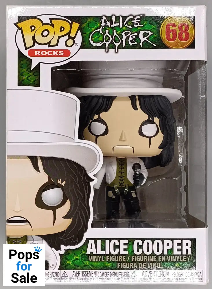 #68 Alice Cooper - Rocks - Box Damaged Funko POP