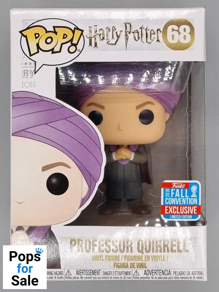 #68 Professor Quirrell - Harry Potter 2018 Con Funko POP