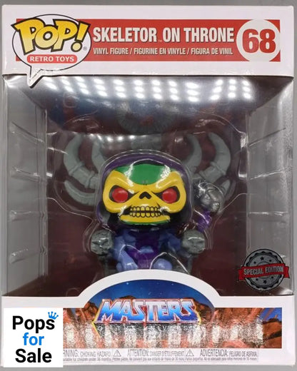 #68 Skeletor on Throne - Deluxe - Masters of the Box Damaged Funko POP