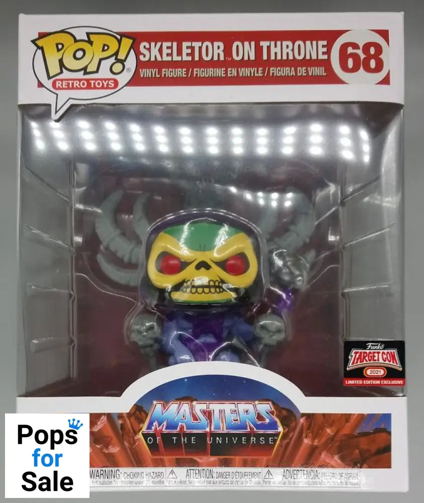 #68 Skeletor on Throne - Deluxe - Masters of the Universe Funko POP