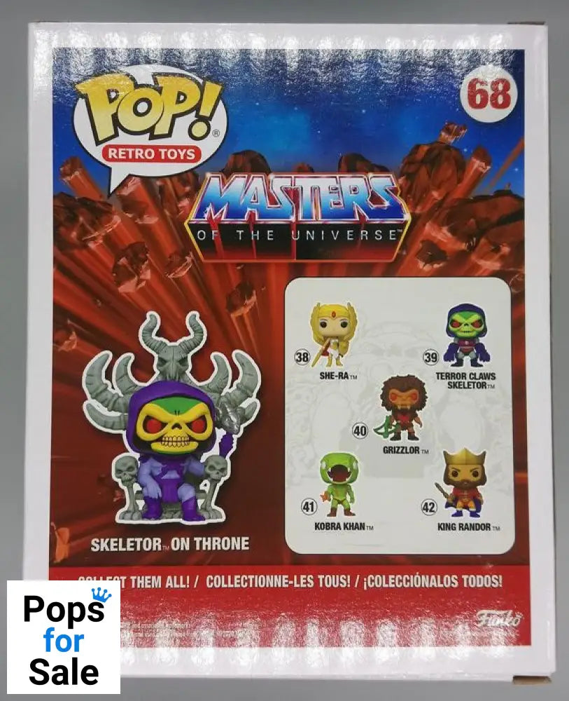 #68 Skeletor on Throne - Deluxe - Masters of the Universe Funko POP